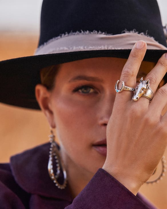 Beau Cocktail Ring in Vintage Silver