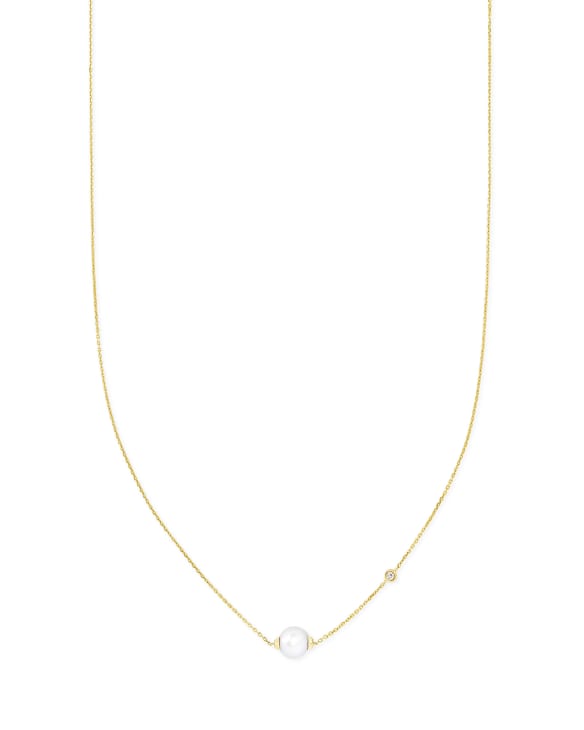 Cathleen 14k Yellow Gold Pendant Necklace Freshwater Cultured Pearl