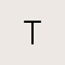 14k Yellow Gold Letter T Charm in White Diamond